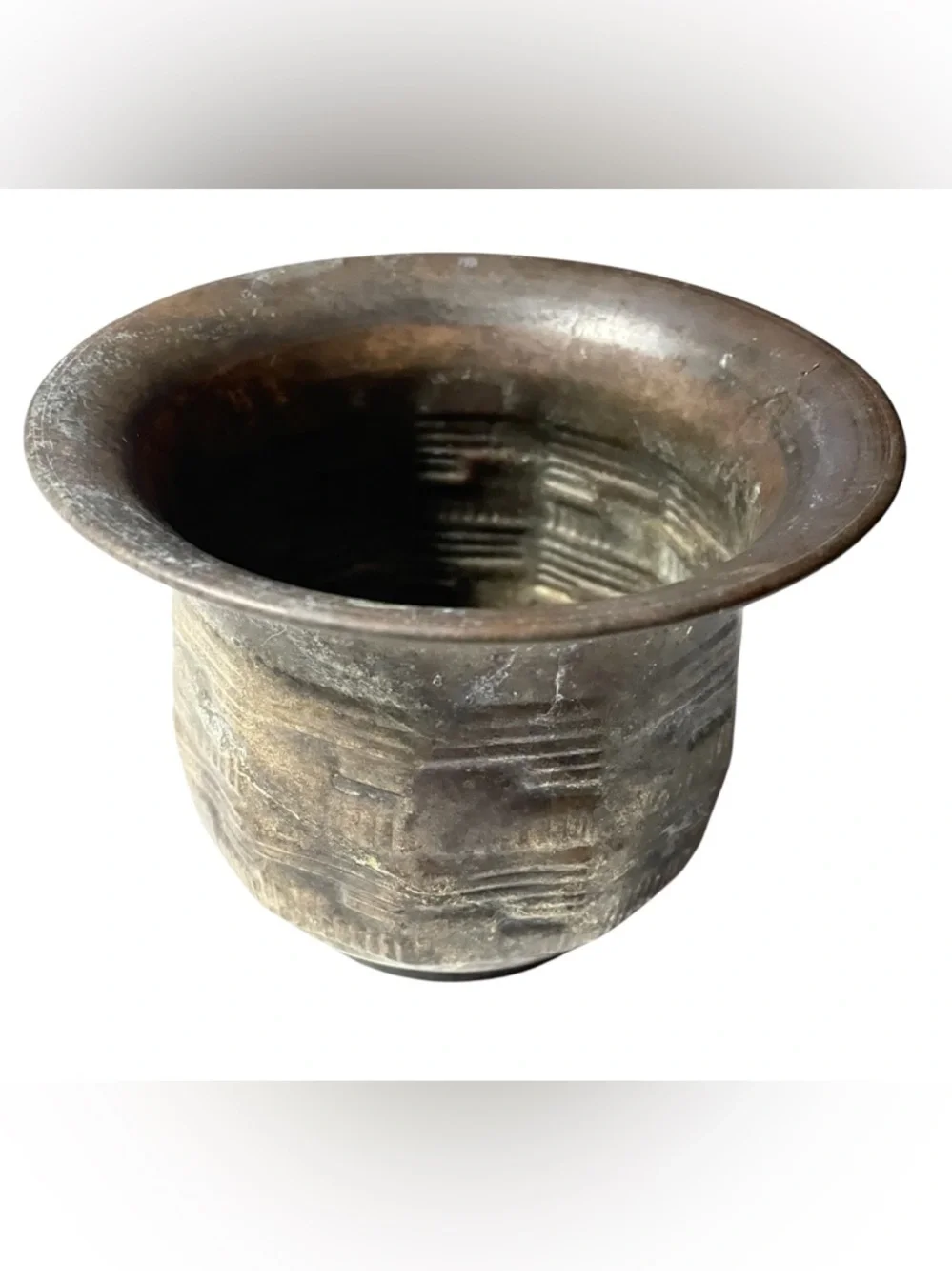 Vintage Hand Hammered Copper Planter Jardiniere Cachepot Urn